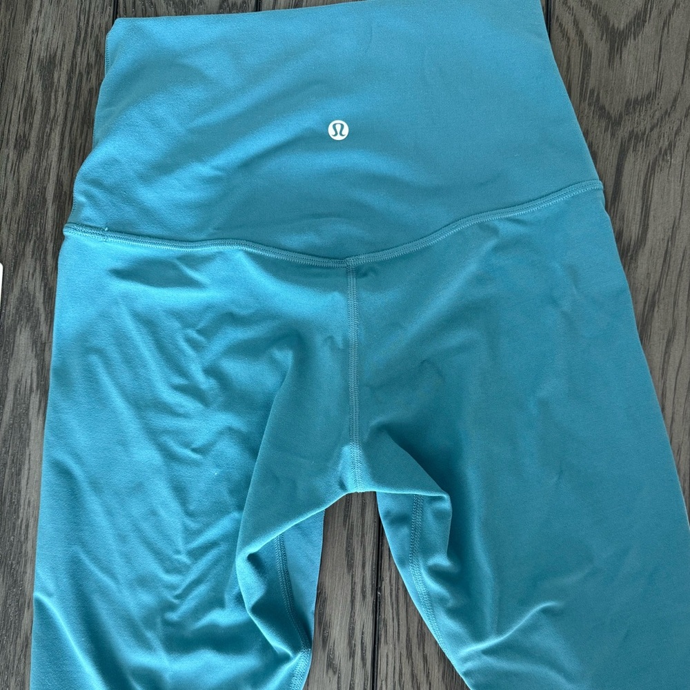 Lululemon Align Super-High-Rise Short; Size 6, Color Desert Teal